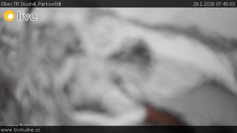 Obec Tři Studně - Parkoviště - 29.1.2026 v 07:45