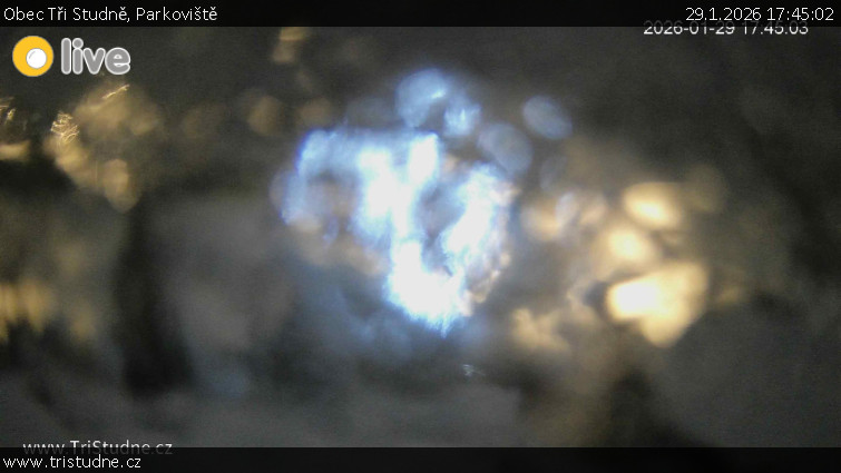 Obec Tři Studně - Parkoviště - 29.1.2026 v 17:45