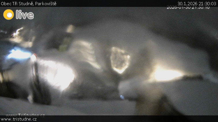 Obec Tři Studně - Parkoviště - 30.1.2026 v 21:30