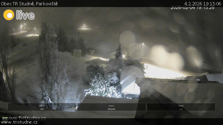 Obec Tři Studně - Parkoviště - 4.2.2026 v 19:15