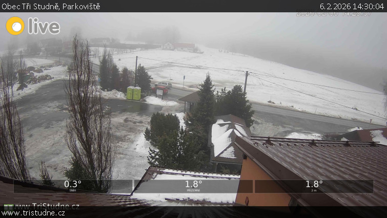 Obec Tři Studně - Parkoviště - 6.2.2026 v 14:30