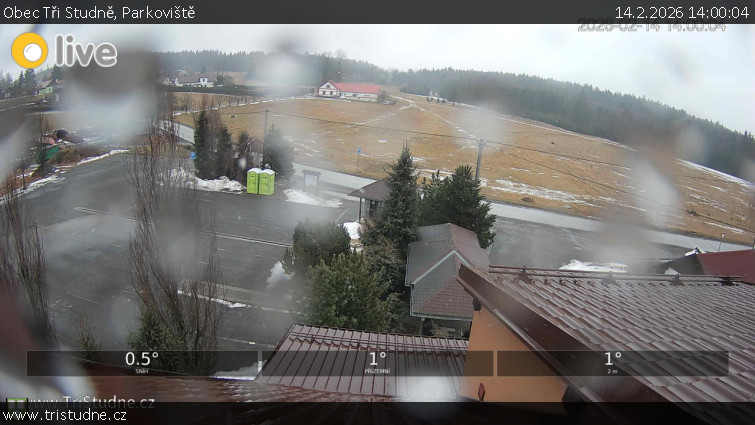 Obec Tři Studně - Parkoviště - 14.2.2026 v 14:00