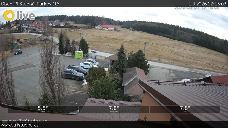 Obec Tři Studně - Parkoviště - 1.3.2026 v 12:15