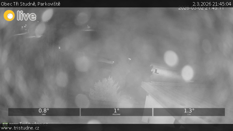 Obec Tři Studně - Parkoviště - 2.3.2026 v 21:45