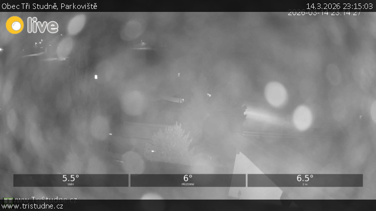 Obec Tři Studně - Parkoviště - 14.3.2026 v 23:15