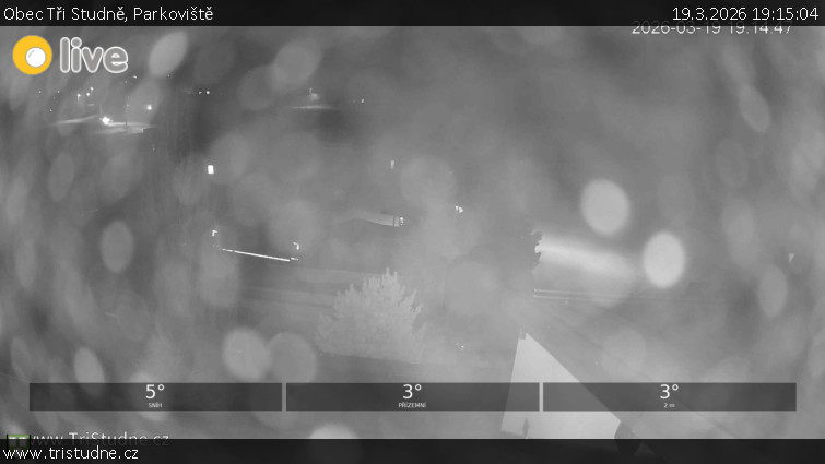 Obec Tři Studně - Parkoviště - 19.3.2026 v 19:15
