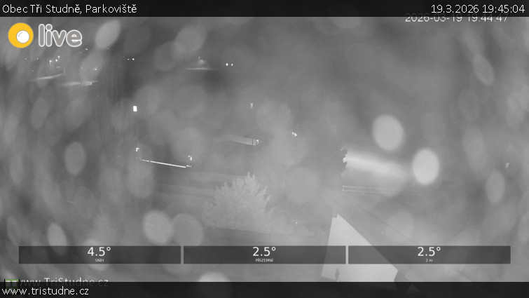 Obec Tři Studně - Parkoviště - 19.3.2026 v 19:45