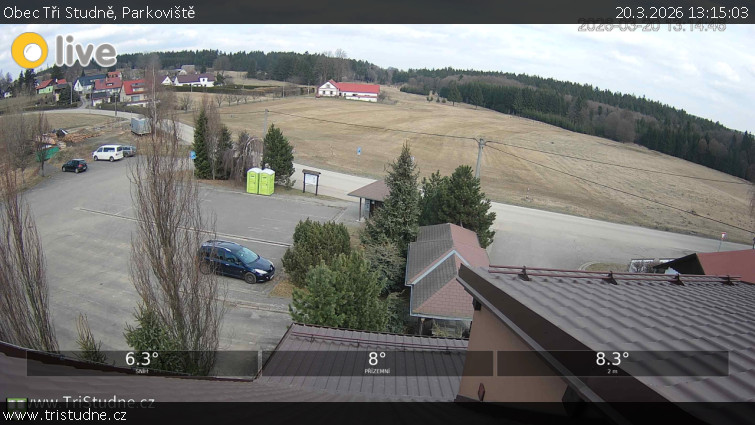 Obec Tři Studně - Parkoviště - 20.3.2026 v 13:15