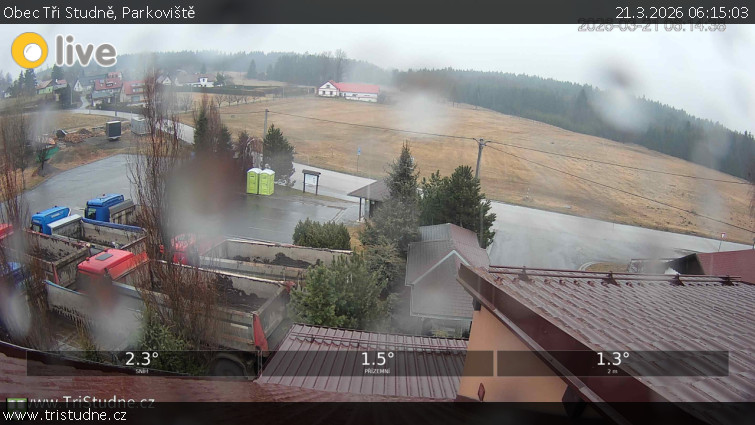 Obec Tři Studně - Parkoviště - 21.3.2026 v 06:15