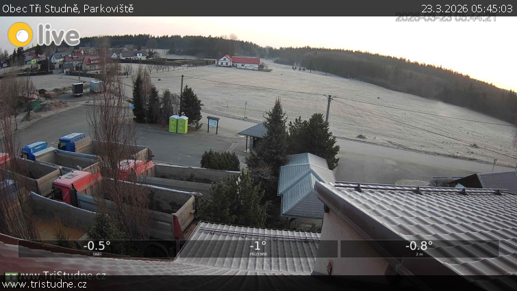 Obec Tři Studně - Parkoviště - 23.3.2026 v 05:45