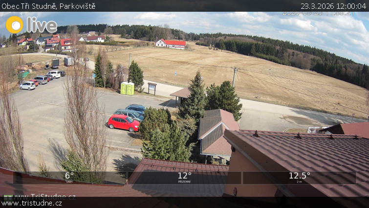 Obec Tři Studně - Parkoviště - 23.3.2026 v 12:00