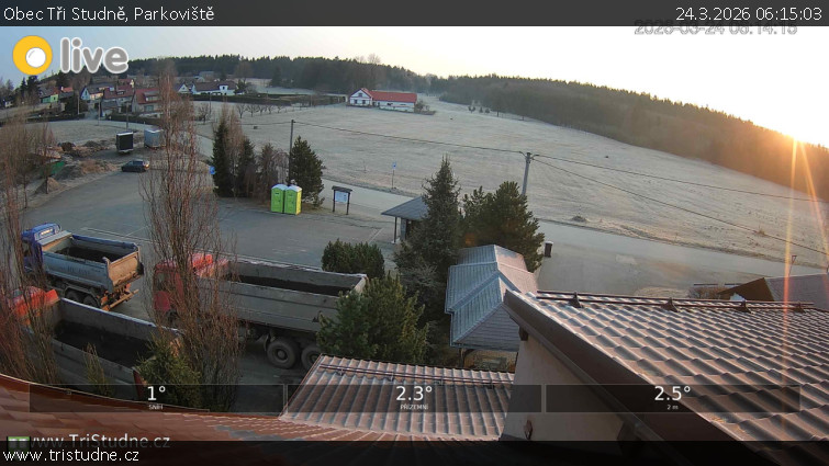 Obec Tři Studně - Parkoviště - 24.3.2026 v 06:15