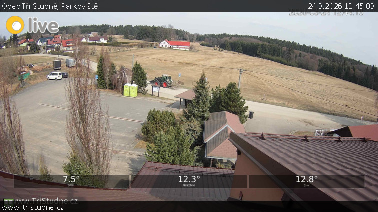 Obec Tři Studně - Parkoviště - 24.3.2026 v 12:45