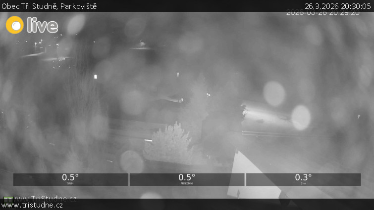 Obec Tři Studně - Parkoviště - 26.3.2026 v 20:30