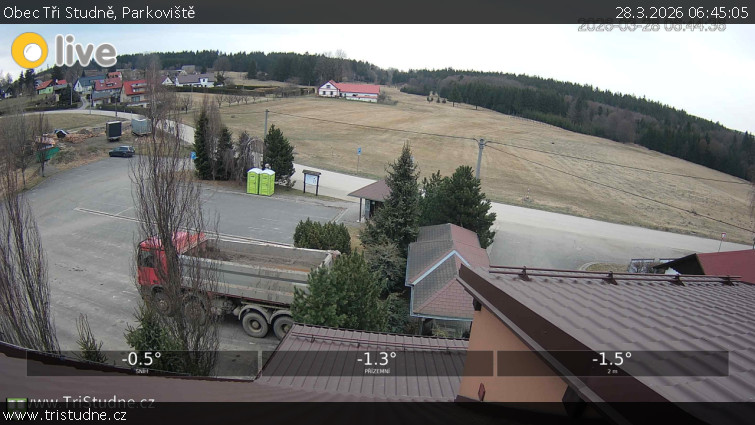Obec Tři Studně - Parkoviště - 28.3.2026 v 06:45