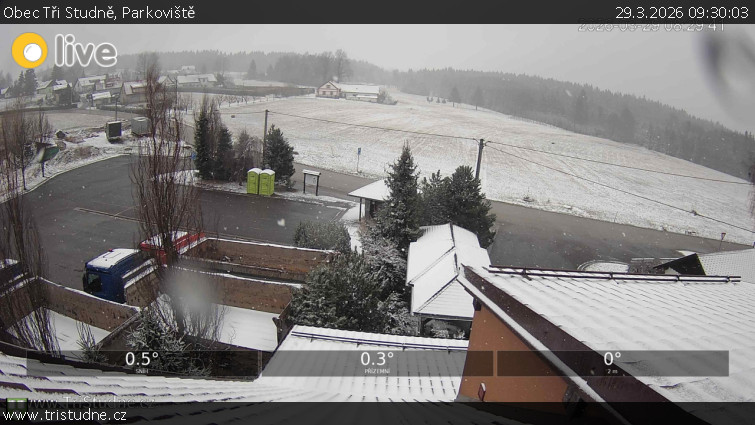 Obec Tři Studně - Parkoviště - 29.3.2026 v 09:30