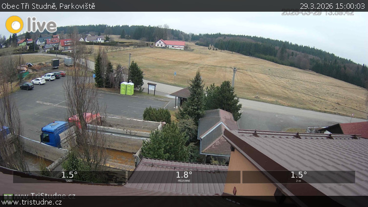 Obec Tři Studně - Parkoviště - 29.3.2026 v 15:00