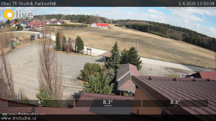 Obec Tři Studně - Parkoviště - 1.4.2026 v 13:30