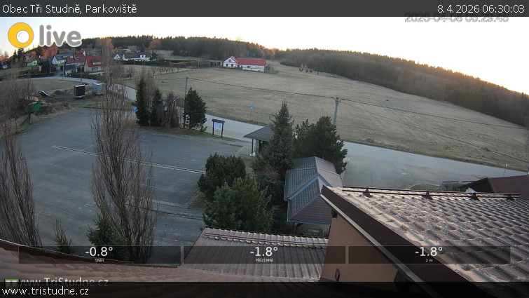 Obec Tři Studně - Parkoviště - 8.4.2026 v 06:30