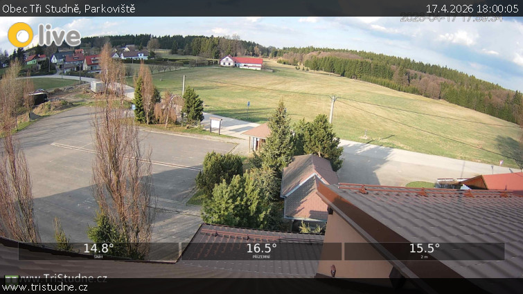 Obec Tři Studně - Parkoviště - 17.4.2026 v 18:00