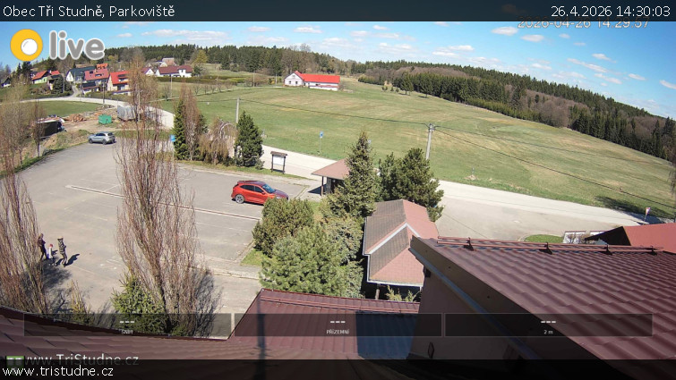 Obec Tři Studně - Parkoviště - 26.4.2026 v 14:30