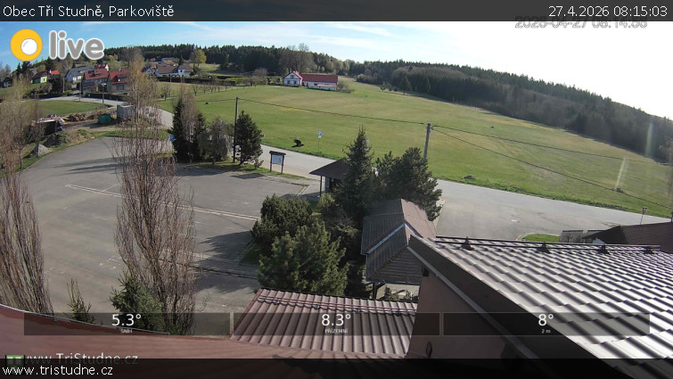 Obec Tři Studně - Parkoviště - 27.4.2026 v 08:15