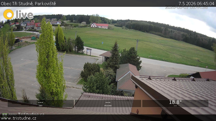 Obec Tři Studně - Parkoviště - 7.5.2026 v 06:45