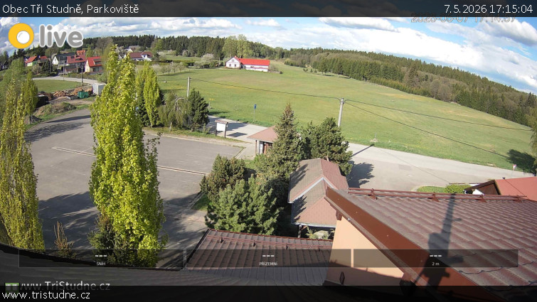 Obec Tři Studně - Parkoviště - 7.5.2026 v 17:15