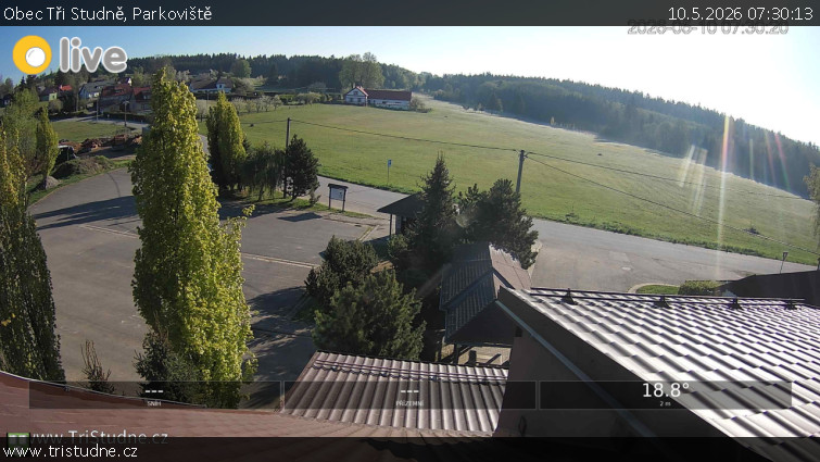 Obec Tři Studně - Parkoviště - 10.5.2026 v 07:30