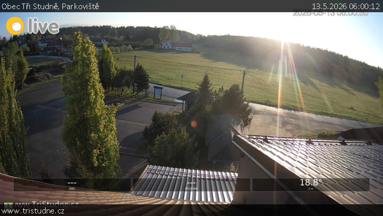 Obec Tři Studně - Parkoviště - 13.5.2026 v 06:00