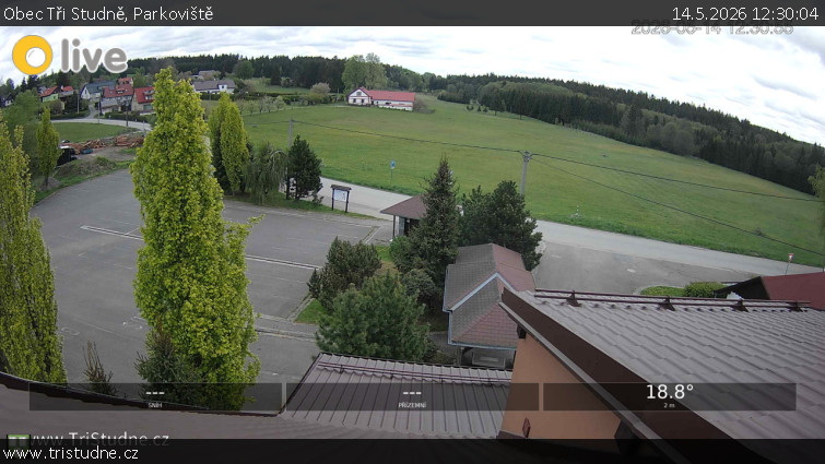 Obec Tři Studně - Parkoviště - 14.5.2026 v 12:30