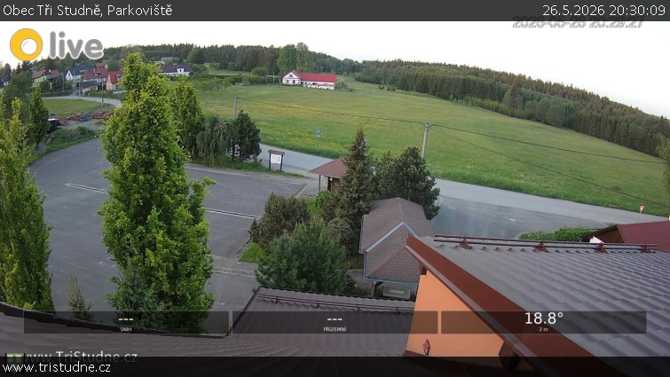 Obec Tři Studně - Parkoviště - 26.5.2026 v 20:30