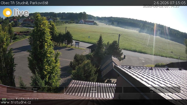 Obec Tři Studně - Parkoviště - 2.6.2026 v 07:15