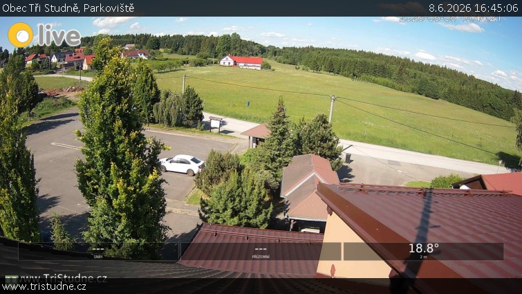 Obec Tři Studně - Parkoviště - 8.6.2026 v 16:45