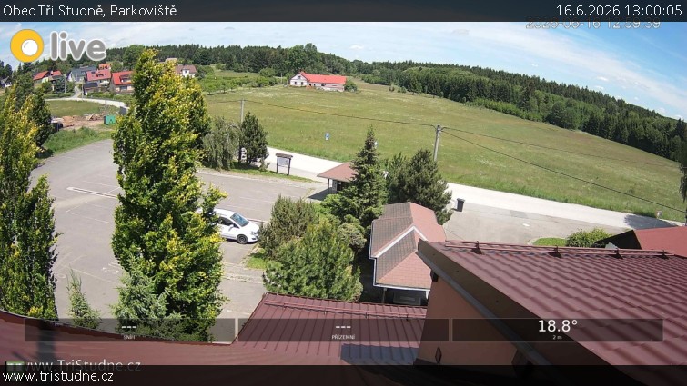 Obec Tři Studně - Parkoviště - 16.6.2026 v 13:00