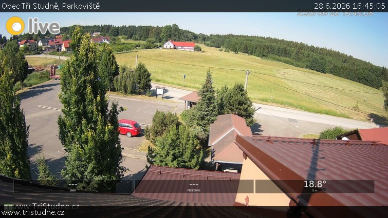 Obec Tři Studně - Parkoviště - 28.6.2026 v 16:45
