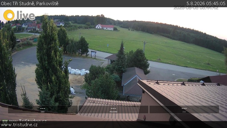 Obec Tři Studně - Parkoviště - 5.8.2026 v 05:45