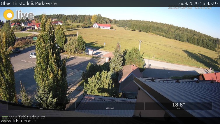 Obec Tři Studně - Parkoviště - 28.9.2026 v 16:45