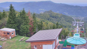 Ski areál SEVERKA v Dolní Lomné - Pohled na bazén - 16.9.2025 v 12:30