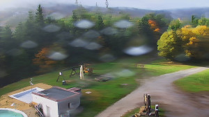 Ski areál SEVERKA v Dolní Lomné - Pohled na bazén - 18.10.2025 v 12:00