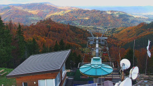 Ski areál SEVERKA v Dolní Lomné - Pohled na bazén - 18.10.2025 v 14:30