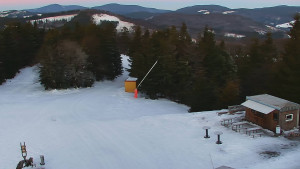 Ski areál SEVERKA v Dolní Lomné - Pohled na bazén - 18.1.2026 v 07:30