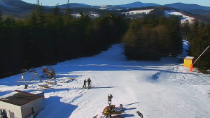Ski areál SEVERKA v Dolní Lomné - Pohled na bazén - 18.1.2026 v 11:30