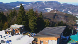 Ski areál SEVERKA v Dolní Lomné - Pohled na bazén - 18.1.2026 v 12:30