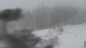 Ski areál SEVERKA v Dolní Lomné - Pohled na bazén - 15.2.2026 v 11:30