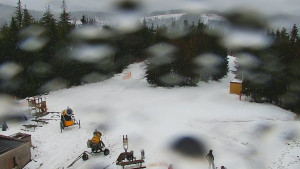 Ski areál SEVERKA v Dolní Lomné - Pohled na bazén - 23.2.2026 v 09:00 Ski areál SEVERKA v Dolní Lomné - Pohled na bazén - 23.2.2026 v 09:00