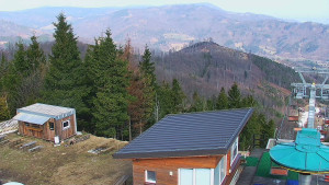 Ski areál SEVERKA v Dolní Lomné - Pohled na bazén - 22.3.2026 v 09:30