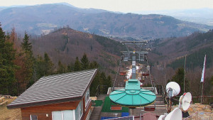 Ski areál SEVERKA v Dolní Lomné - Pohled na bazén - 22.3.2026 v 17:30