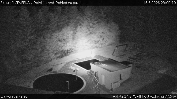 SEVERKA Ski Resort in Dolní Lomná - View of the pool - 16.6.2026 v 23:00