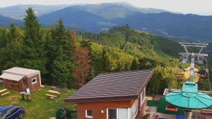 Ski areál SEVERKA v Dolní Lomné - Pohled na bazén - 31.7.2026 v 08:30 Ski areál SEVERKA v Dolní Lomné - Pohled na bazén - 31.7.2026 v 08:30